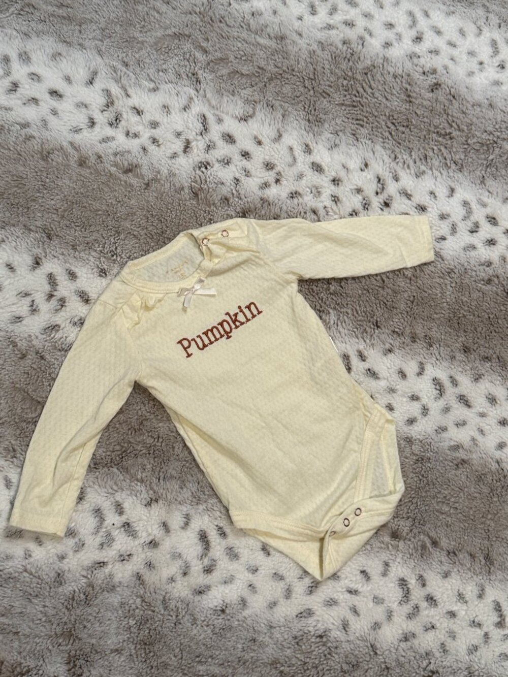 Tahari matching set baby girls 3-6 months polka dot fall Thanksgiving pumpkin - Picture 2 of 11